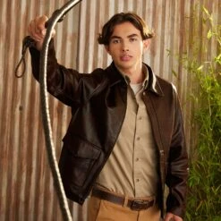 Disney Indiana Jones Leather Jacket For Adults -Dinei Clothing Shop 2840057819027 7