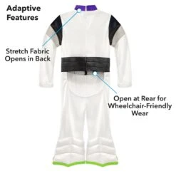 Disney Buzz Lightyear Adaptive Costume For Kids – Toy Story -Dinei Clothing Shop 2890041618649 4