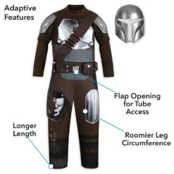 Disney Star Wars: The Mandalorian Adaptive Costume For Kids -Dinei Clothing Shop 2890041619130 2