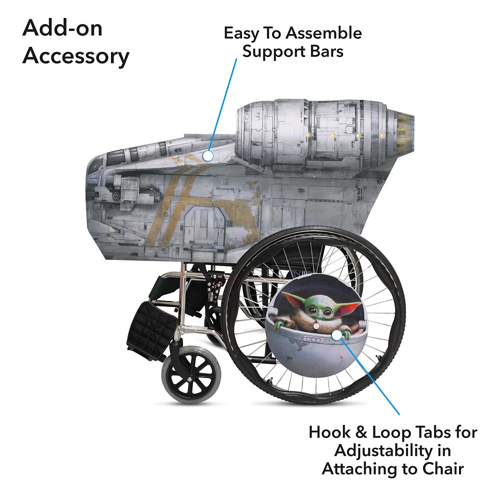 Disney Star Wars: The Mandalorian Wheelchair Cover Set 4 Disney Star Wars: The Mandalorian Wheelchair Cover Set - Image 4
