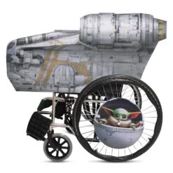 Disney Star Wars: The Mandalorian Wheelchair Cover Set 13 Disney Star Wars: The Mandalorian Wheelchair Cover Set -Dinei Clothing Shop 2890107019132 4