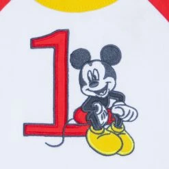 Disney Mickey Mouse 1st Birthday Bodysuit Set For Baby -Dinei Clothing Shop 5000057340162 2
