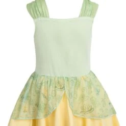 Tiana Disney Story Play Dress For Kids – The Princess And The Frog 7 Tiana Disney Story Play Dress For Kids – The Princess And The Frog -Dinei Clothing Shop 5002041400300 2