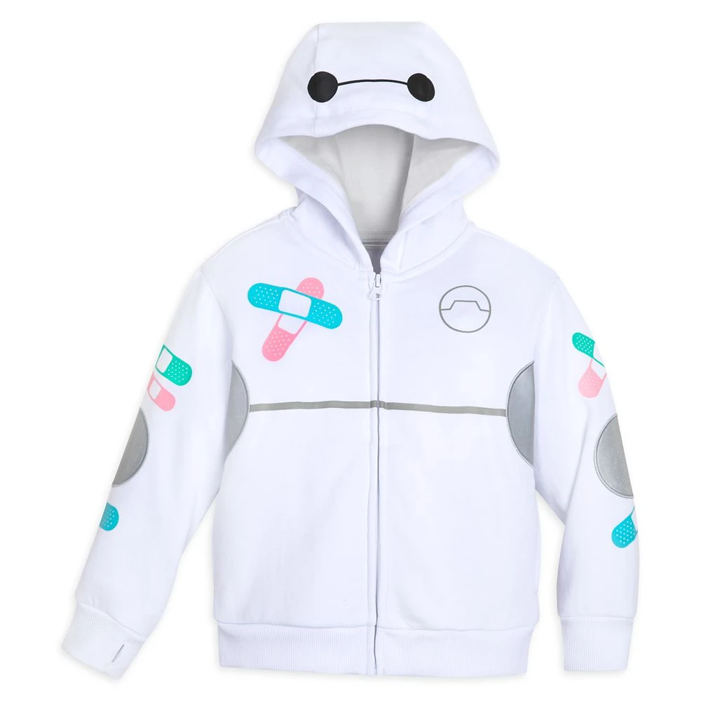 Disney Baymax Zip Hoodie For Kids – Big Hero 6 1 Disney Baymax Zip Hoodie For Kids – Big Hero 6