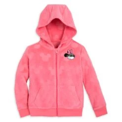 Disney Mickey And Minnie Mouse Burnout Zip Hoodie For Girls