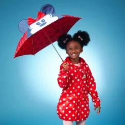 Disney Minnie Mouse Hooded Rain Jacket For Girls -Dinei Clothing Shop 5004057540228 1