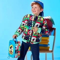 Disney Mickey Mouse Varsity Jacket For Kids -Dinei Clothing Shop 5004057810334 6