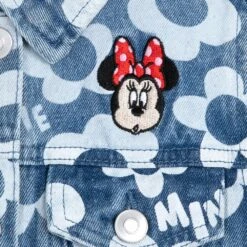 Disney Minnie Mouse Floral Denim Jacket For Girls 11 Disney Minnie Mouse Floral Denim Jacket For Girls -Dinei Clothing Shop 5004106880229 3