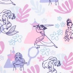 Disney Princess One-Piece Sleeper For Girls 9 Disney Princess One-Piece Sleeper For Girls -Dinei Clothing Shop 5005057390109 4