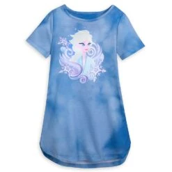 Disney Elsa Tie-Dye Nightshirt For Girls – Frozen 2