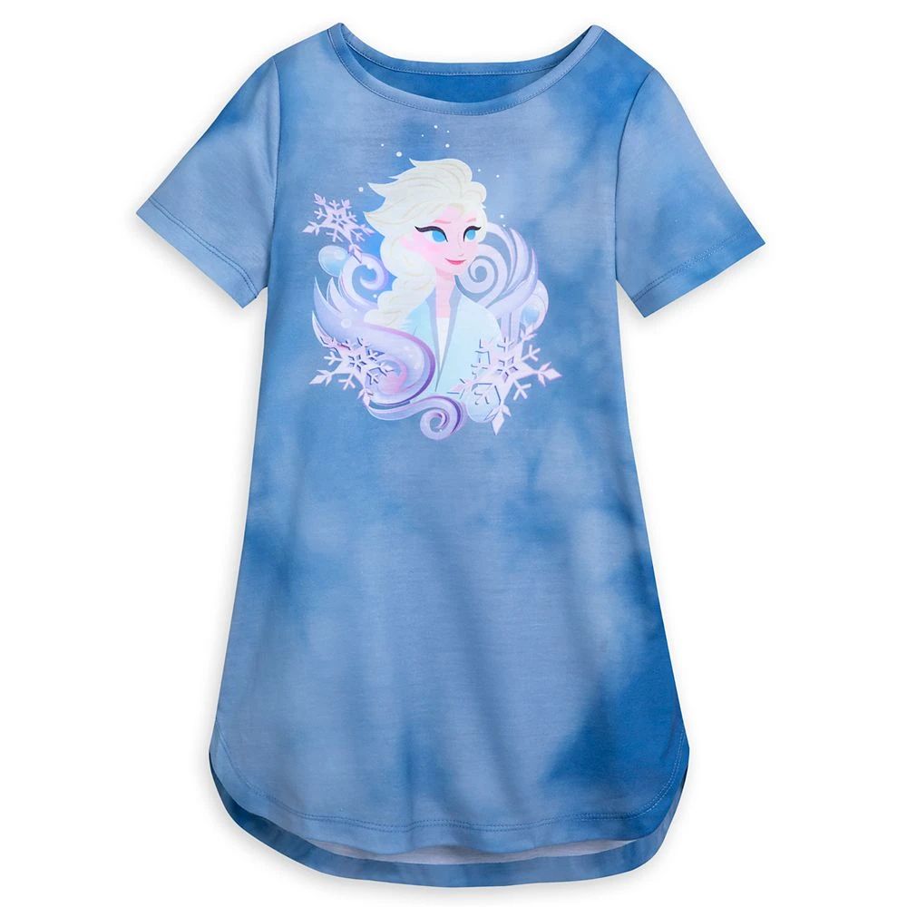 Disney Elsa Tie-Dye Nightshirt For Girls – Frozen 2 1 Disney Elsa Tie-Dye Nightshirt For Girls – Frozen 2