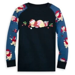 Disney Winnie The Pooh Holiday Family Matching Pajama Set For Kids By Munki Munki -Dinei Clothing Shop 5005057970123 2