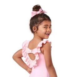 Disney Minnie Mouse Pink Swimsuit And Hair Scrunchie Set For Girls -Dinei Clothing Shop 5006046950293 6