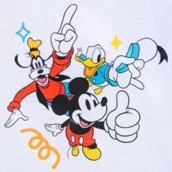 Disney Mickey Mouse And Friends Color Block T-Shirt For Kids – Sensory Friendly -Dinei Clothing Shop 5007048020045 2