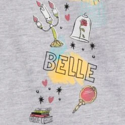 Disney Belle Fashion T-Shirt For Girls – Beauty And The Beast 7 Disney Belle Fashion T-Shirt For Girls – Beauty And The Beast -Dinei Clothing Shop 5007048020254 2