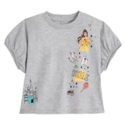 Disney Belle Fashion T-Shirt For Girls – Beauty And The Beast