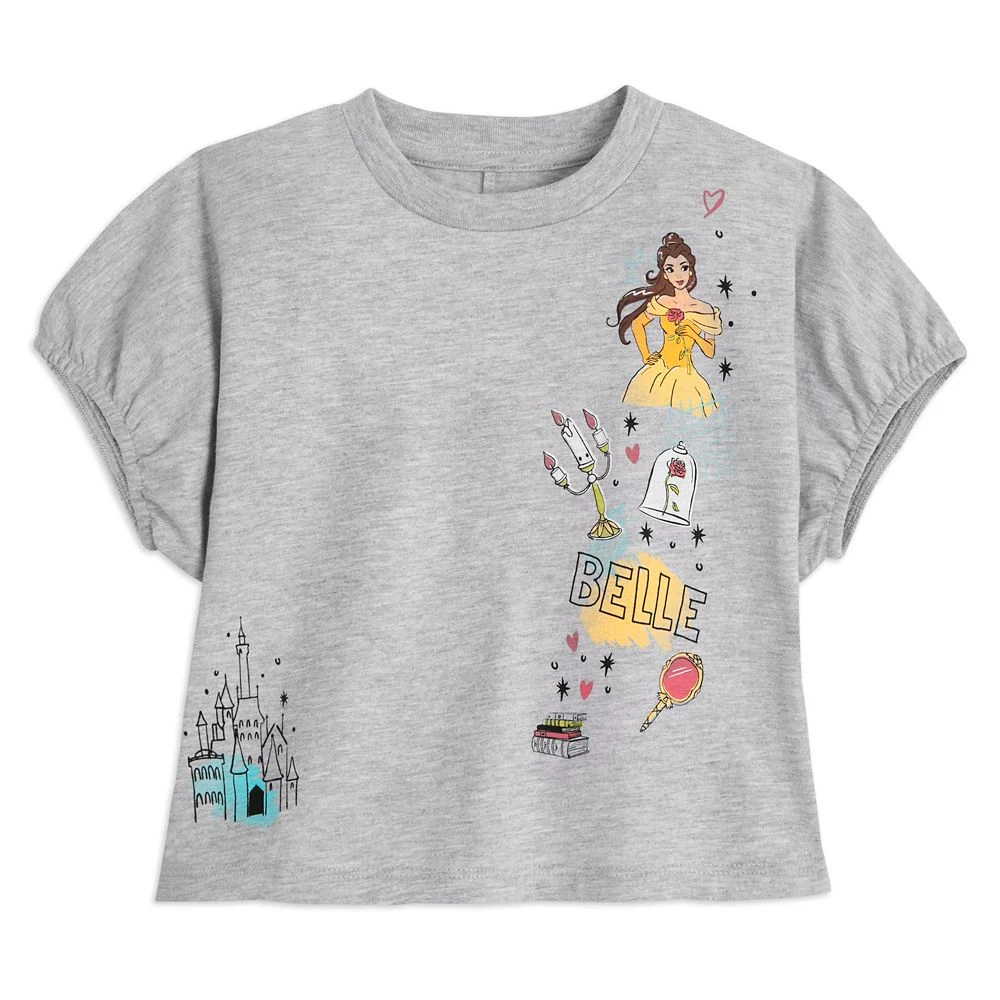 Disney Belle Fashion T-Shirt For Girls – Beauty And The Beast 1 Disney Belle Fashion T-Shirt For Girls – Beauty And The Beast