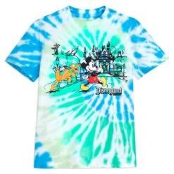 Mickey Mouse And Pluto Tie-Dye T-Shirt For Kids β Disneyland