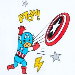 Disney Captain America And Iron Man T-Shirt For Kids -Dinei Clothing Shop 5007048020381 2