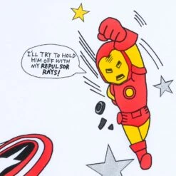 Disney Captain America And Iron Man T-Shirt For Kids -Dinei Clothing Shop 5007048020381 3