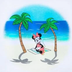 Disney Minnie Mouse Summer Beach T-Shirt For Kids -Dinei Clothing Shop 5007057340241 2