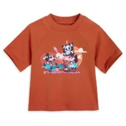 Disney Mickey And Minnie Mouse Semi-Cropped T-Shirt For Kids β Pirates Of The Caribbean