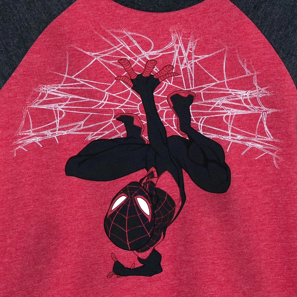Disney Miles Morales Raglan T-Shirt For Kids – Spider-Man: Across The Spider-Verse 2 Disney Miles Morales Raglan T-Shirt For Kids – Spider-Man: Across The Spider-Verse - Image 2