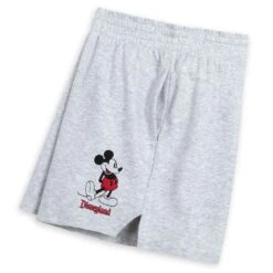 Mickey Mouse Standing Family Matching Shorts For Women – Disneyland – Gray -Dinei Clothing Shop 5100057390227 2