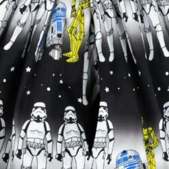 Disney Star Wars Imperial Stormtroopers And Droids Dress -Dinei Clothing Shop 5101105820261 5