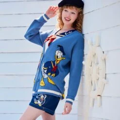 Disney Donald Duck Cardigan For Women By Her Universe – 90th Anniversary -Dinei Clothing Shop 5102057750277 1