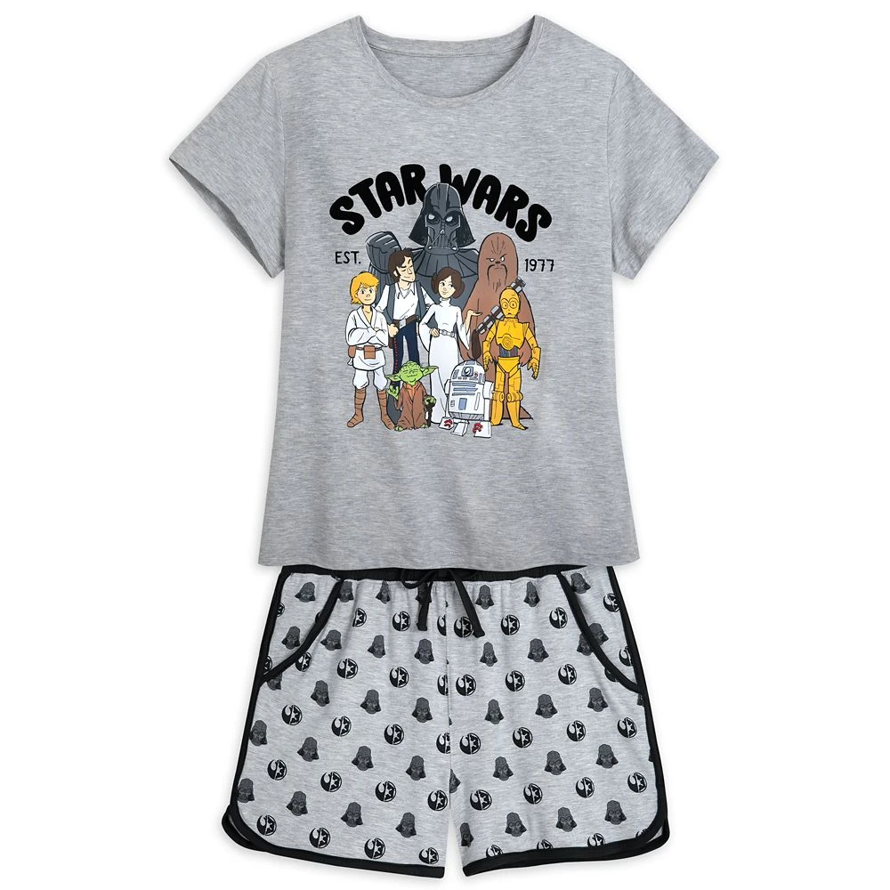 Disney Star Wars Short Sleep Set For Women 1 Disney Star Wars Short Sleep Set For Women