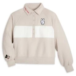 Disney Mickey Mouse Peace Sign Sweatshirt For Women