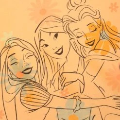 Disney Princess Fashion T-Shirt For Women 7 Disney Princess Fashion T-Shirt For Women -Dinei Clothing Shop 5106059240031 3