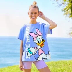 Disney Daisy Duck Back To Front T-Shirt For Women -Dinei Clothing Shop 5106106030188 1