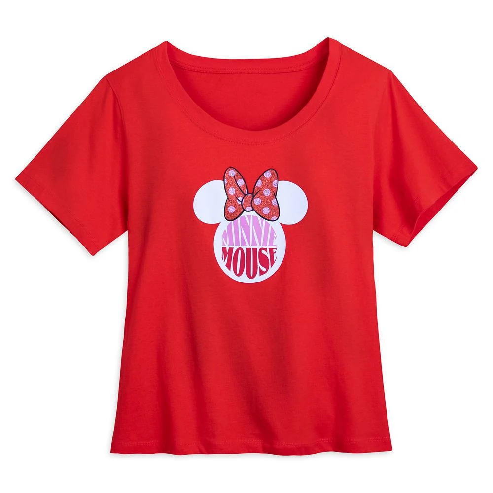 Disney Minnie Mouse Icon Fashion T-Shirt For Women 1 Disney Minnie Mouse Icon Fashion T-Shirt For Women