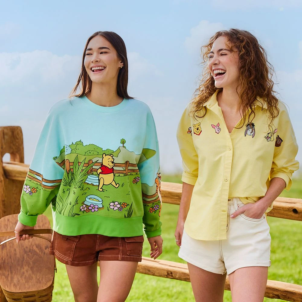 Disney Winnie The Pooh Long Sleeve Oxford Shirt For Women 8 Disney Winnie The Pooh Long Sleeve Oxford Shirt For Women - Image 8