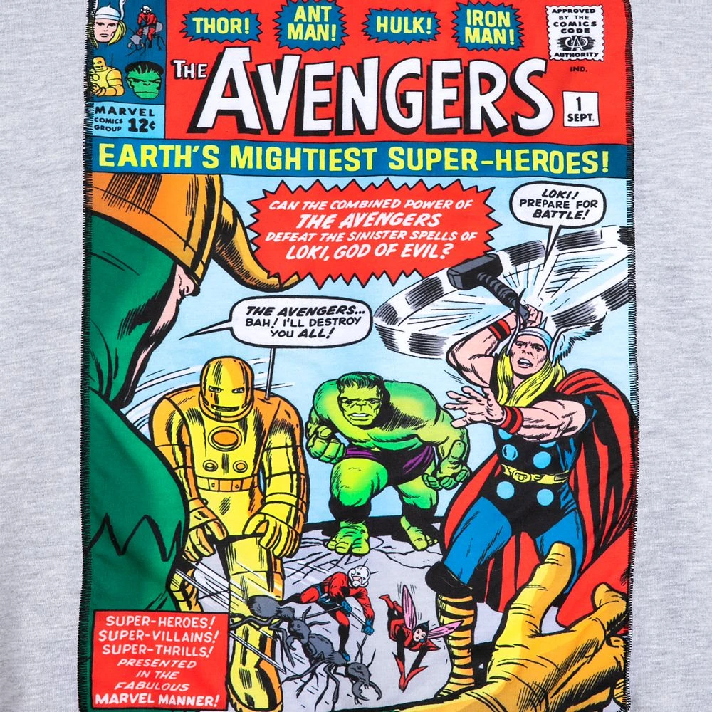 Disney The Avengers #1 Cover Zip Hoodie For Adults 5 Disney The Avengers #1 Cover Zip Hoodie For Adults - Image 5