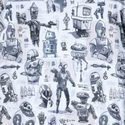 Disney Star Wars Droids Performance Pullover Hoodie For Adults By RSVLTS -Dinei Clothing Shop 5202106430333 3