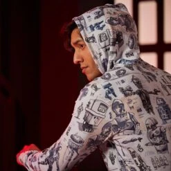 Disney Star Wars Droids Performance Pullover Hoodie For Adults By RSVLTS -Dinei Clothing Shop 5202106430333 5