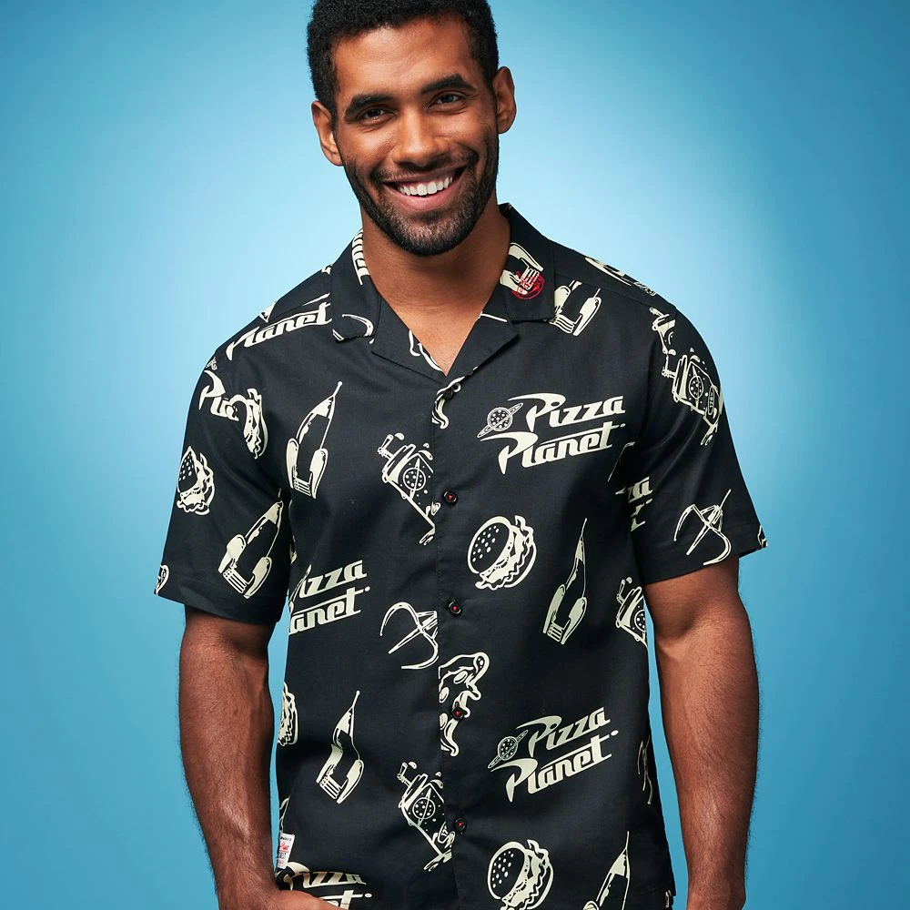 Disney Pizza Planet Woven Shirt For Men – Toy Story 2 Disney Pizza Planet Woven Shirt For Men – Toy Story - Image 2