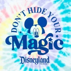 Mickey Mouse ''Don't Hide Your Magic'' Tie-Dye T-Shirt For Adults – Disneyland -Dinei Clothing Shop 5205048020183 2