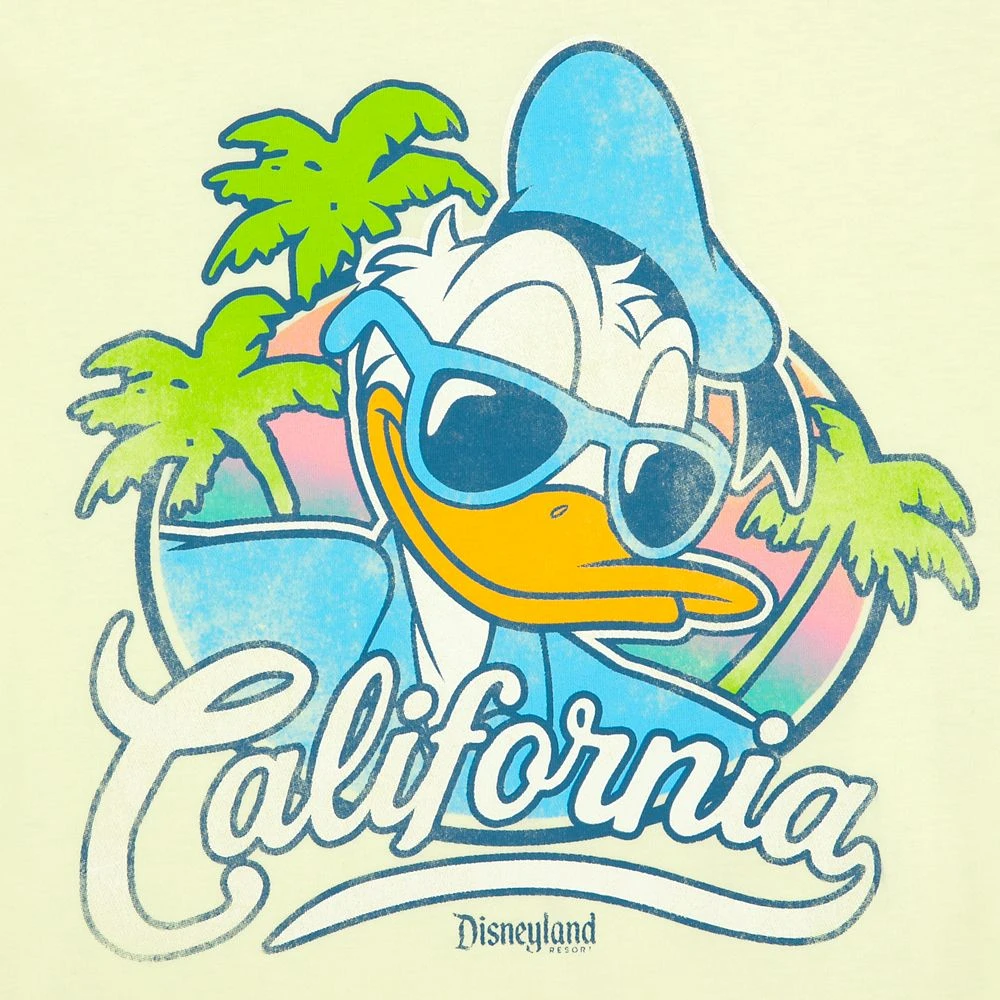 Donald Duck California Long Sleeve T-Shirt For Adults – Disneyland 2 Donald Duck California Long Sleeve T-Shirt For Adults – Disneyland - Image 2