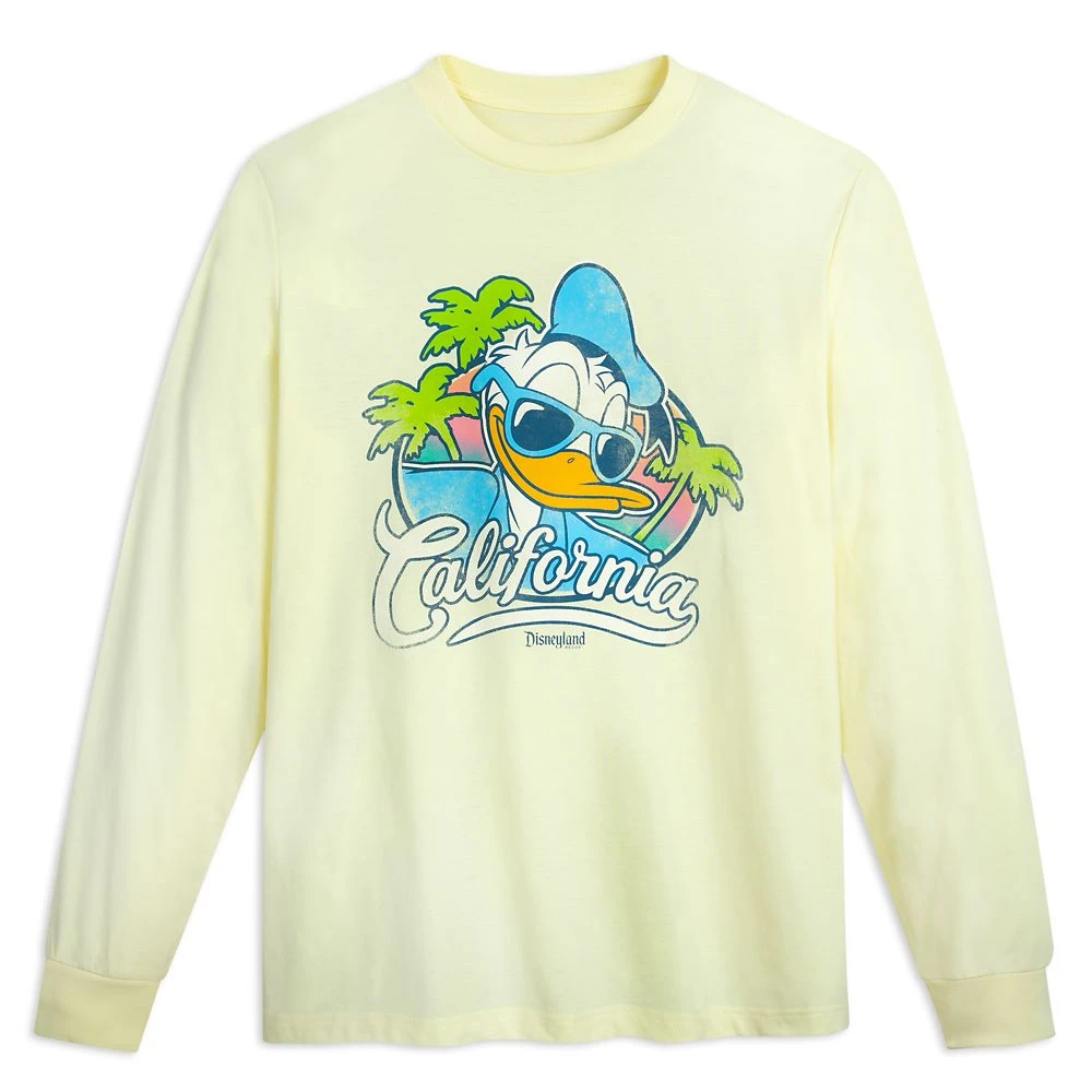 Donald Duck California Long Sleeve T-Shirt For Adults – Disneyland 1 Donald Duck California Long Sleeve T-Shirt For Adults – Disneyland