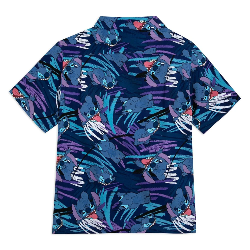 Disney Stitch Woven Shirt For Adults – Lilo & Stitch 3 Disney Stitch Woven Shirt For Adults – Lilo & Stitch - Image 3