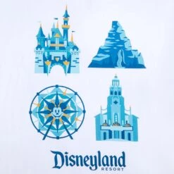 Disneyland Icons T-Shirt For Adults -Dinei Clothing Shop 5205059750140 3