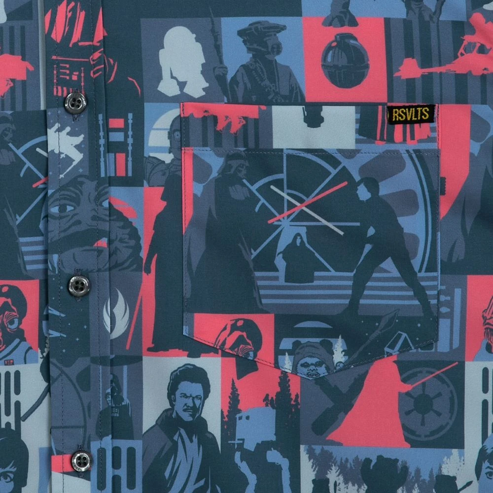 Disney Star Wars ''Trilogy's End'' Button Down Shirt For Adults By RSVLTS 3 Disney Star Wars ''Trilogy's End'' Button Down Shirt For Adults By RSVLTS - Image 3