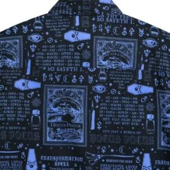 Disney Hocus Pocus ''BOOOOOK'' Button Down Shirt For Adults By RSVLTS -Dinei Clothing Shop 5205106430115 2