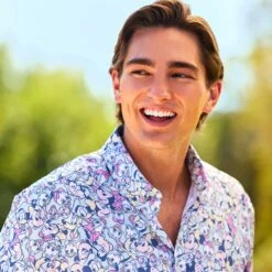 Mickey Mouse And Friends ''Afternoon'' Shirt For Adults By RSVLTS – Disney100 -Dinei Clothing Shop 5205106430124 5