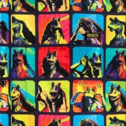 Disney Star Wars ''Jar Pop'' Button Down Shirt For Adults By RSVLTS -Dinei Clothing Shop 5205106430331 2