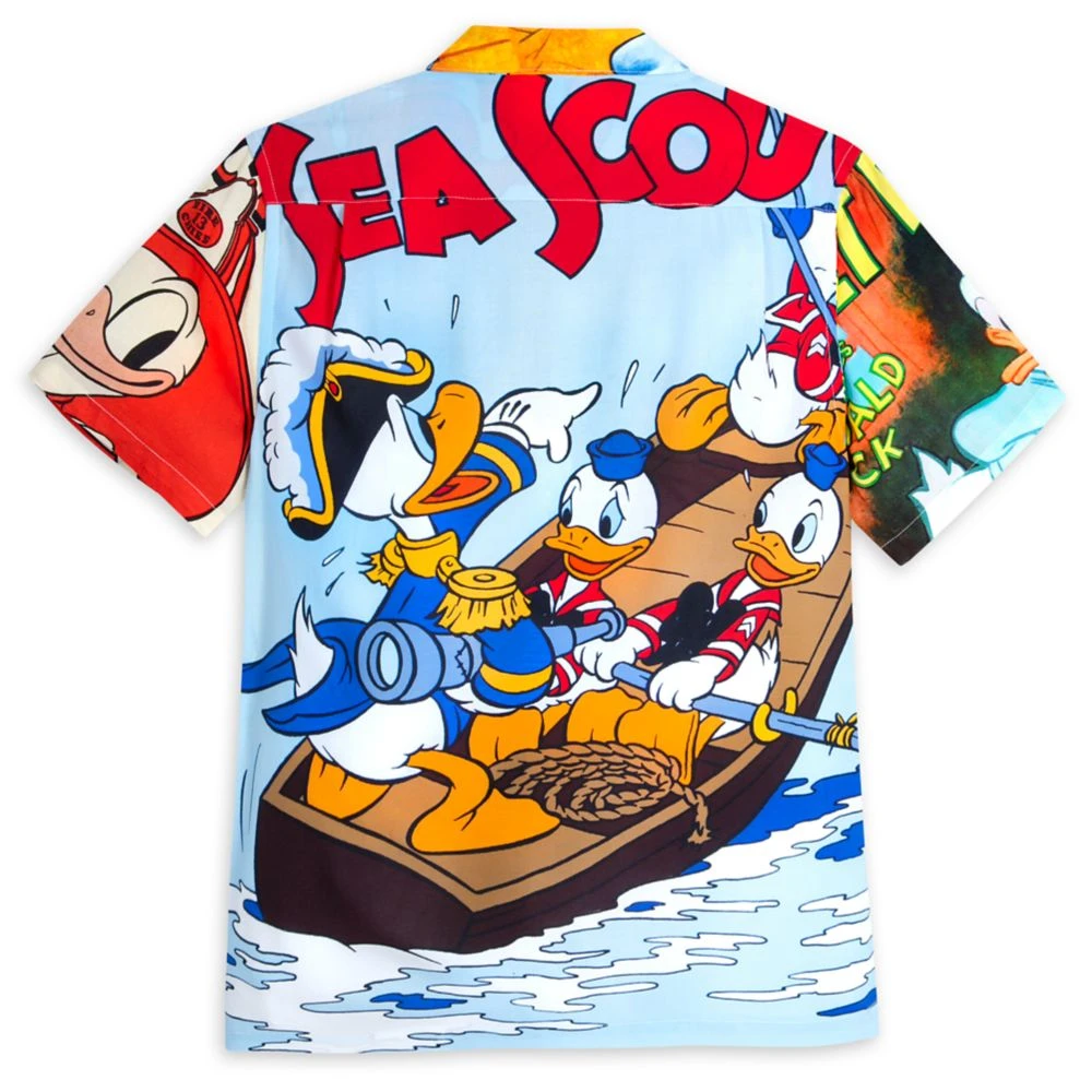Disney Donald Duck Woven Shirt For Adults 2 Disney Donald Duck Woven Shirt For Adults - Image 2